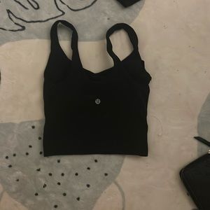 Black lululemon align tank size 2